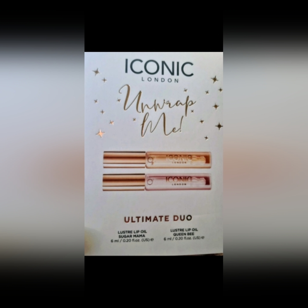 ICONIC London Lustre Lip Oil Duo - Sugar Mama & Queen Bee